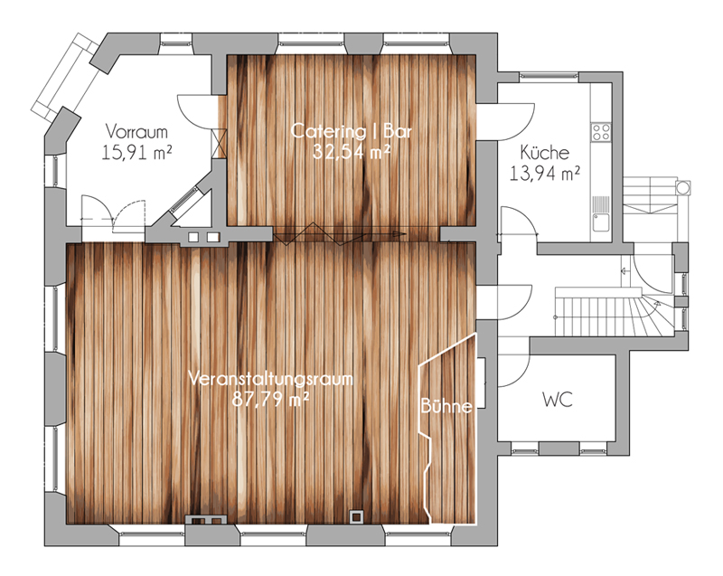 Friedenskirche Schwabach Eventlocation Veranstaltungsraum Plan
